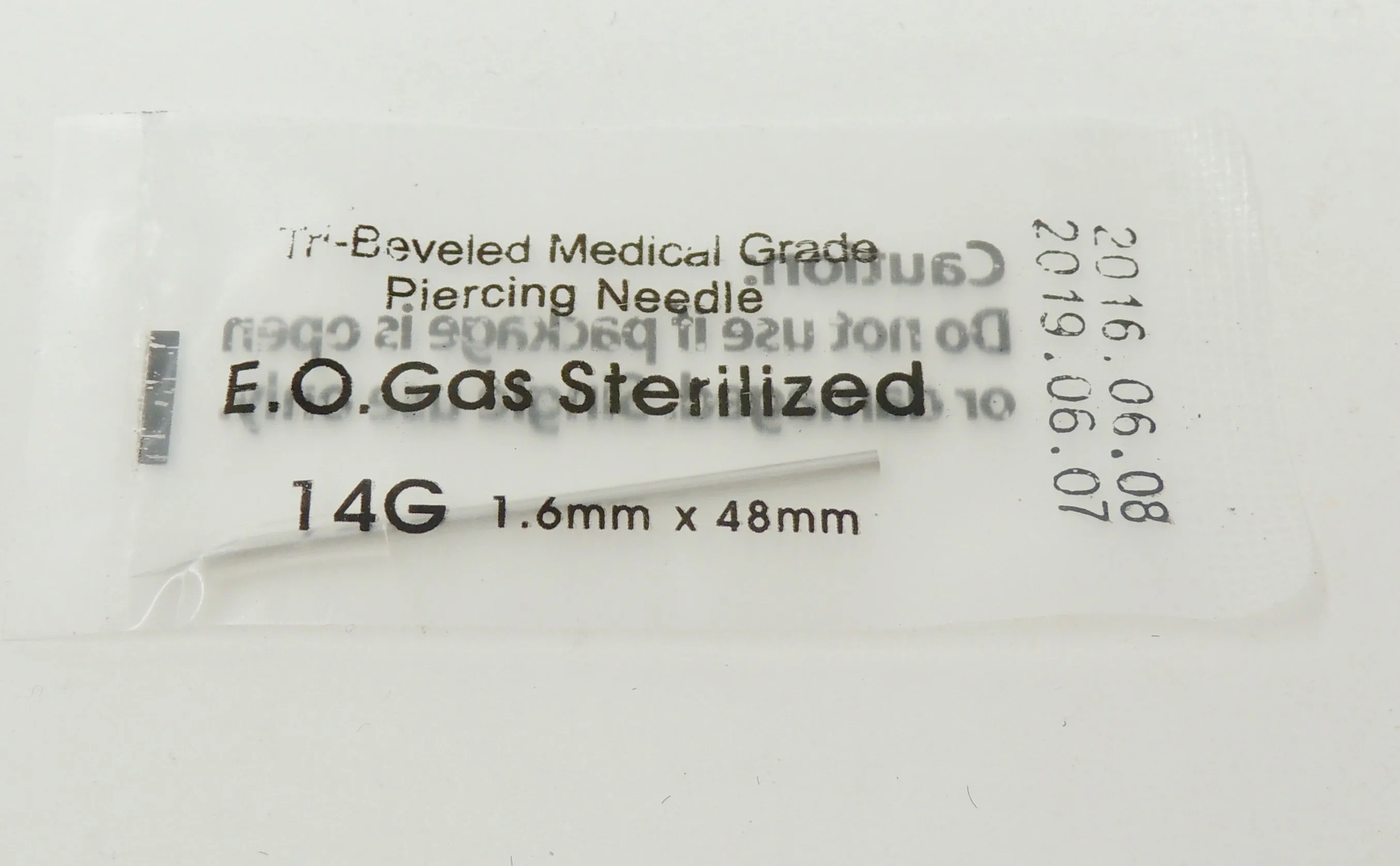 14g 48mm - Gas Sterilized Piercing Needle