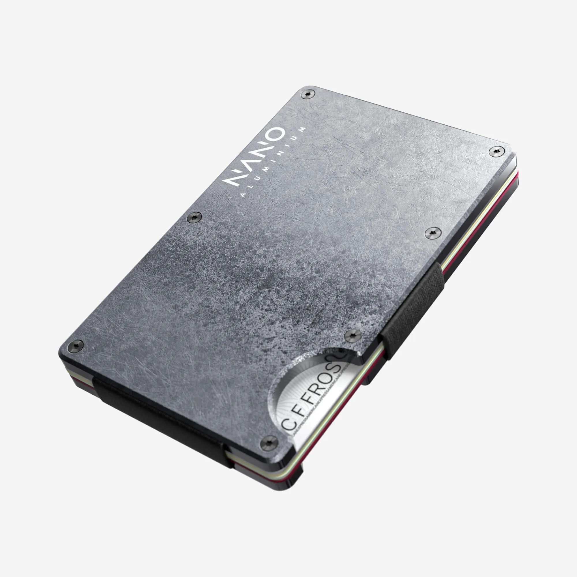 AirTag Money Clip Wallet (Dark Storm)