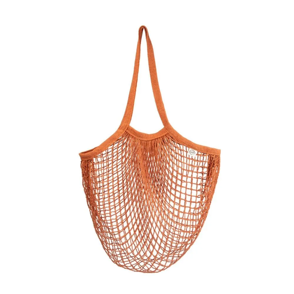 &Again Rust Organic Cotton Eco-Friendly Mesh Shopping Bag