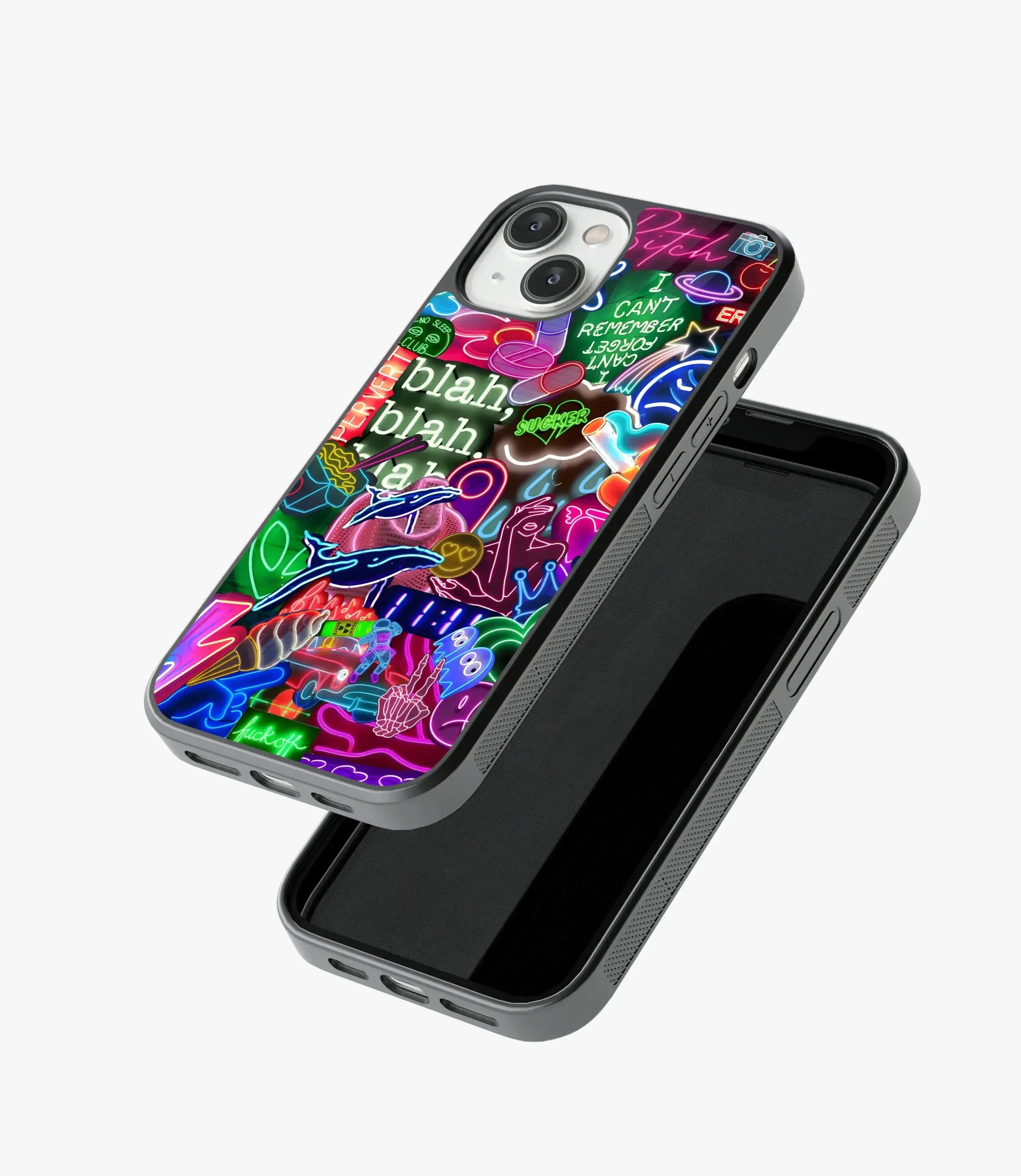 Bad Bitch Neon Glass Case