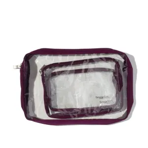 Baggallini Clear Travel Pouches