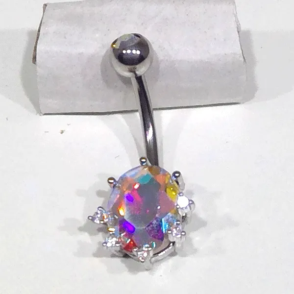 Belly Ring - Ab Cubic Zirconia