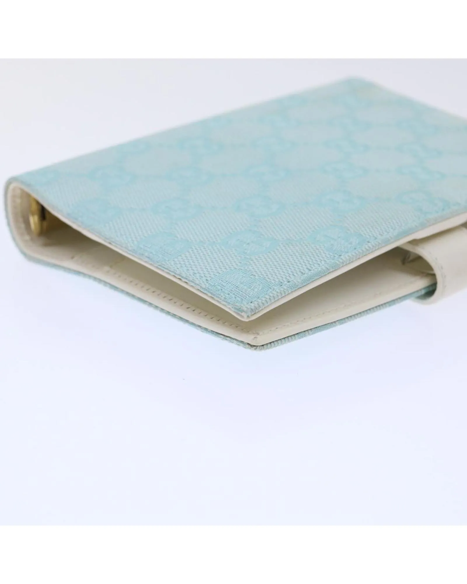 Blue GG Canvas Day Planner Cover