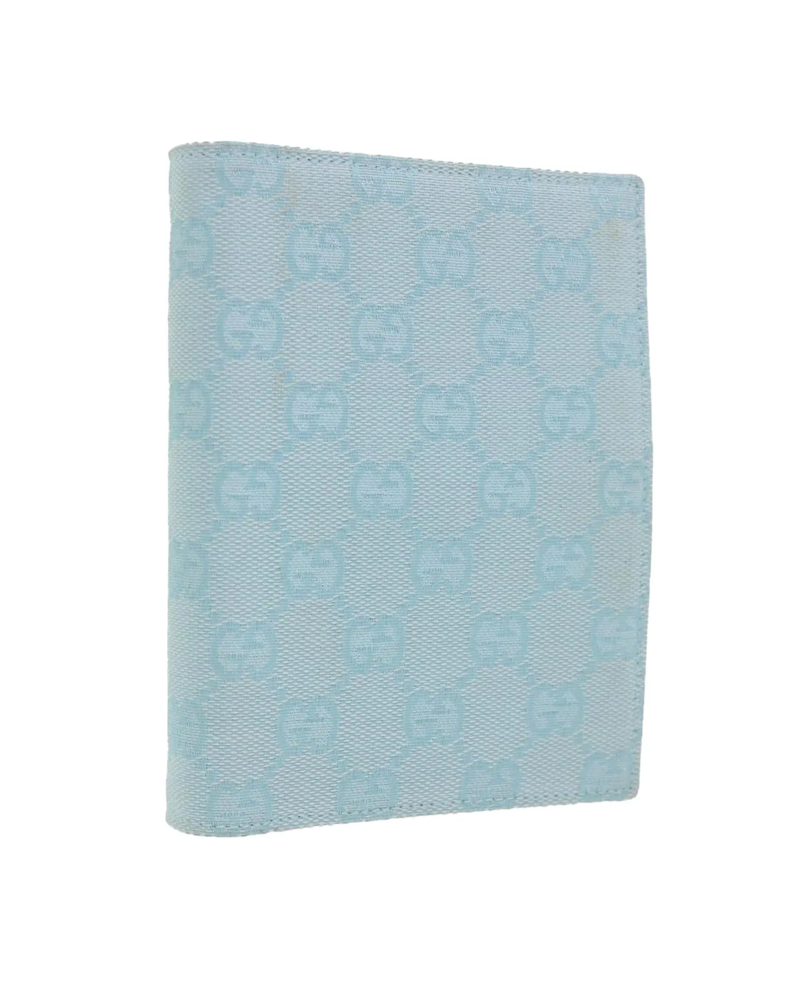 Blue GG Canvas Day Planner Cover