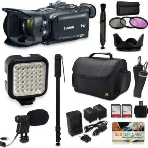 Canon XA30 HD Professional Video Camcorder   Kit with 128GB Memory   More