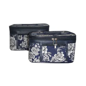 Cases Navy/White Flower