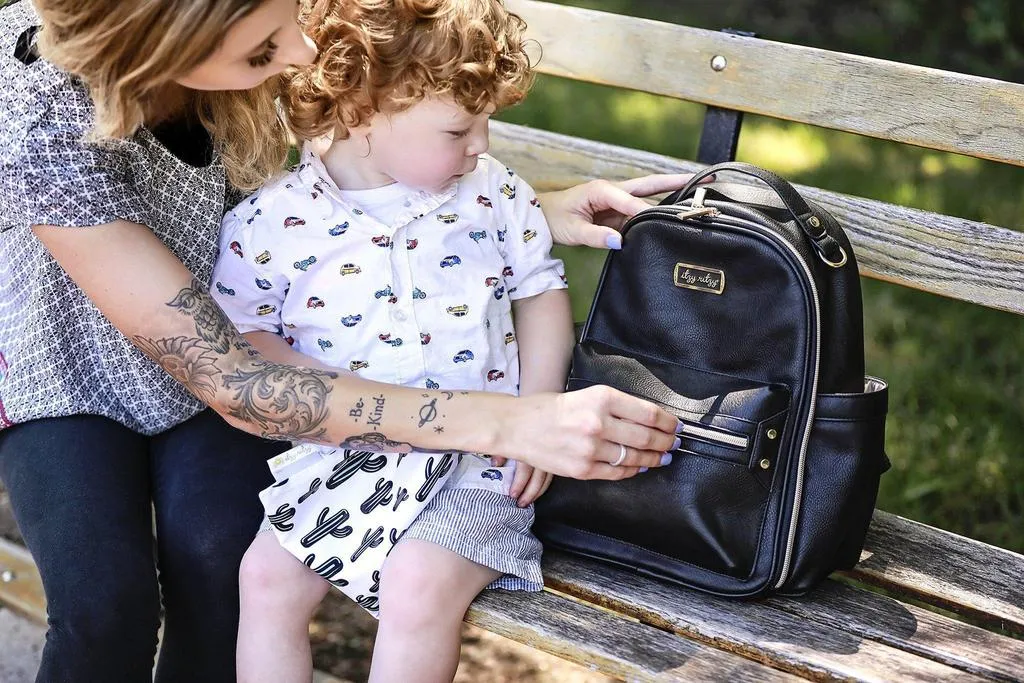 Cognac Mini Diaper Bag Backpack