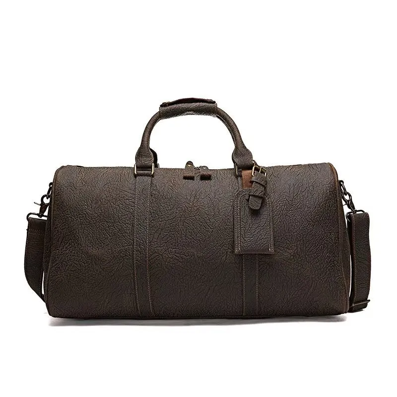 ElegantLux Cow Leather Travel Bag