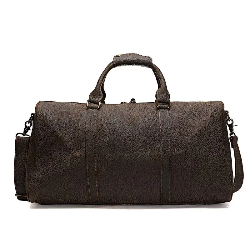 ElegantLux Cow Leather Travel Bag