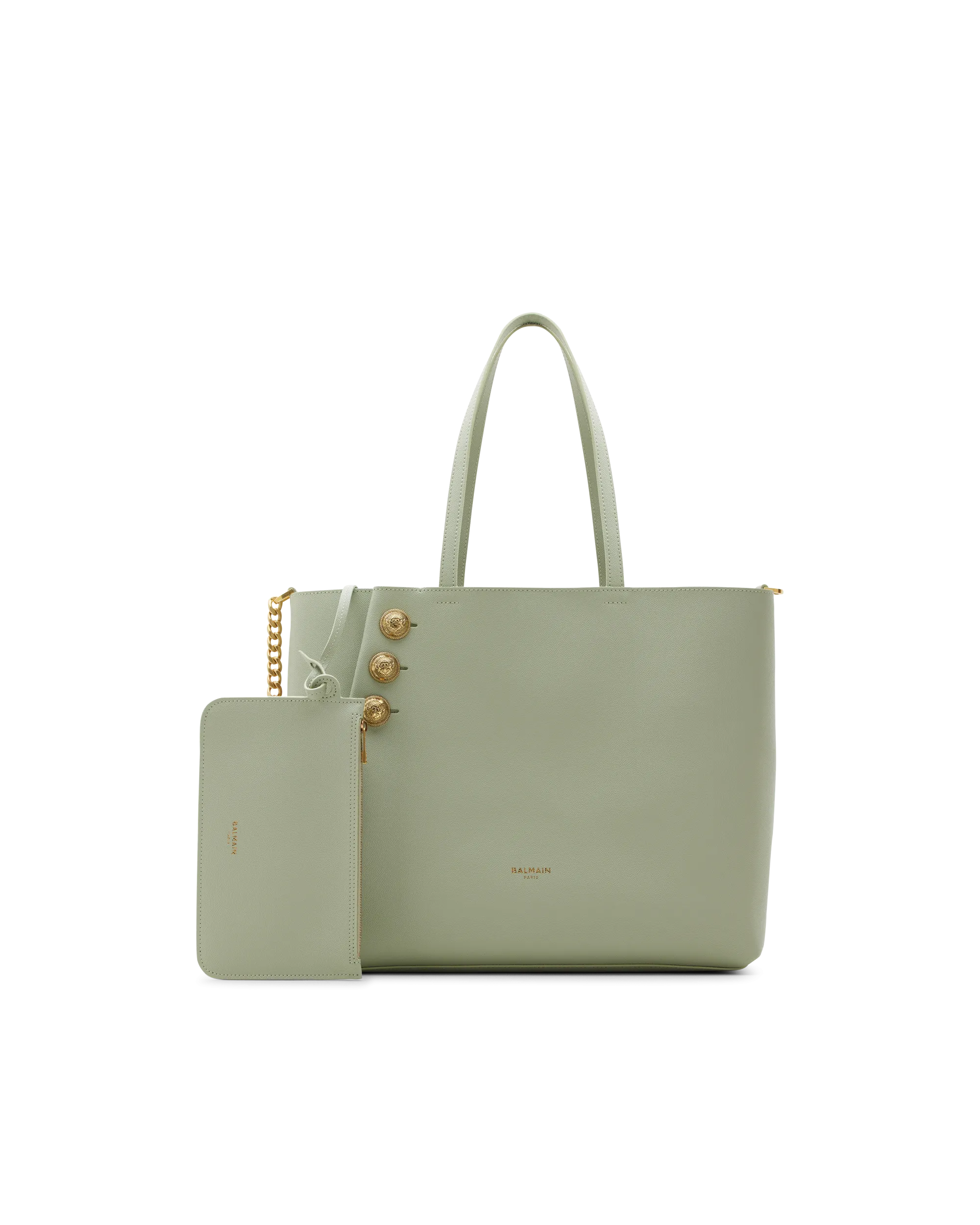 Emblème Grained Calfskin Tote Bag