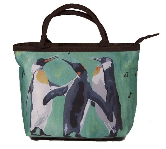 Emperor Penguins Kitten Purse - The Trio