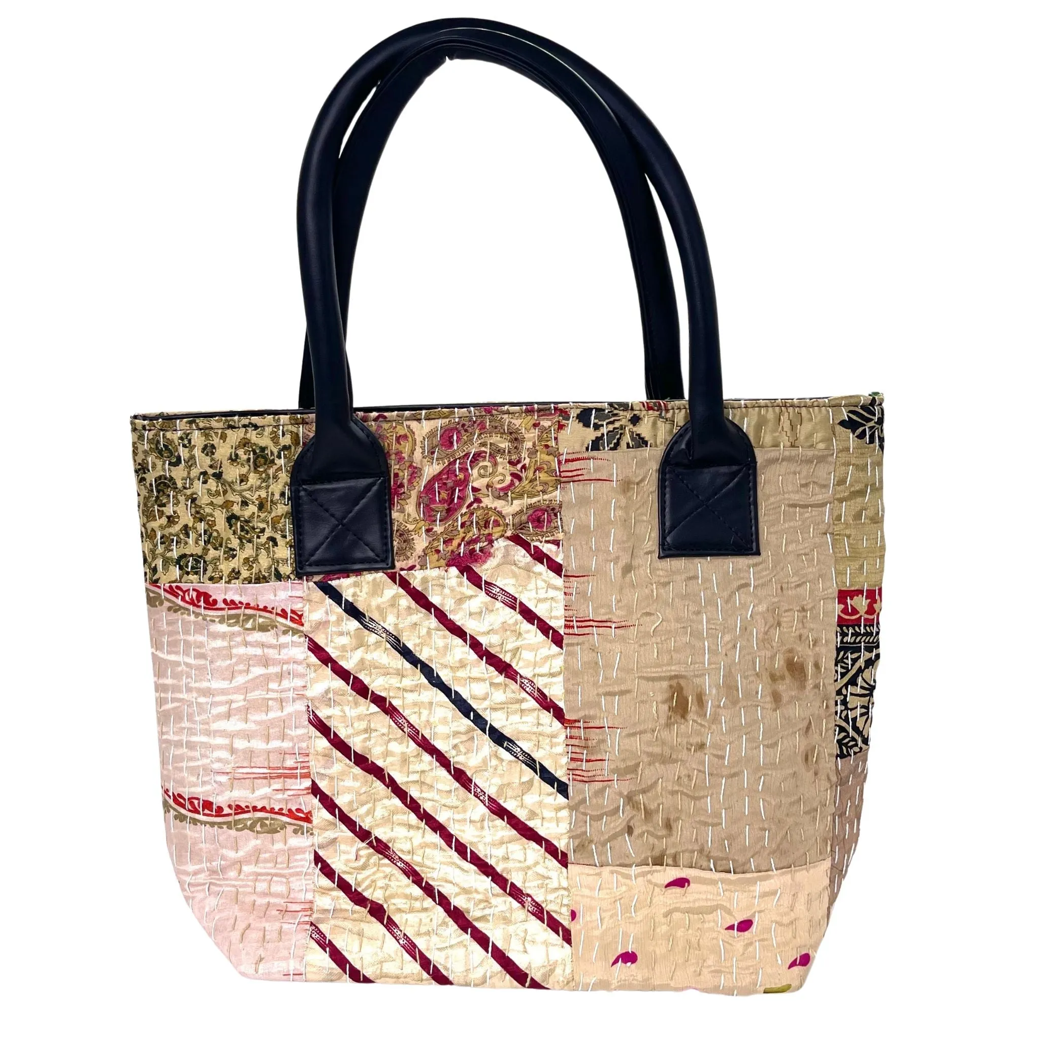 Every day Patchwork Kantha Purse