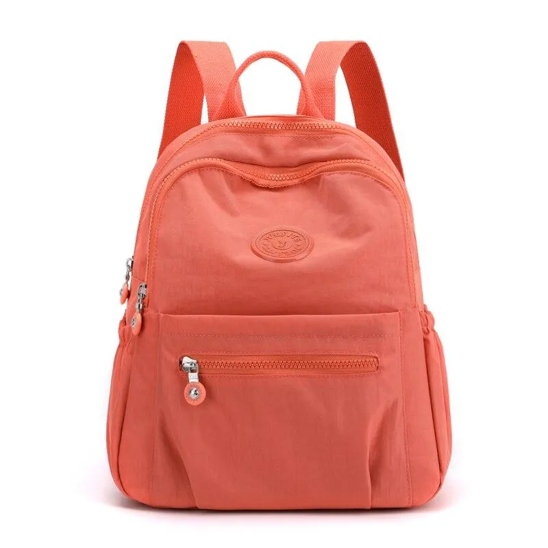 Fashionable Multi-functional Female Waterproof Nylon Backpack For Travel School