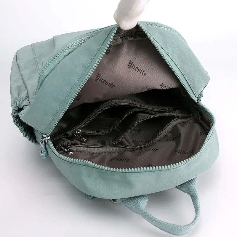 Fashionable Multi-functional Female Waterproof Nylon Backpack For Travel School