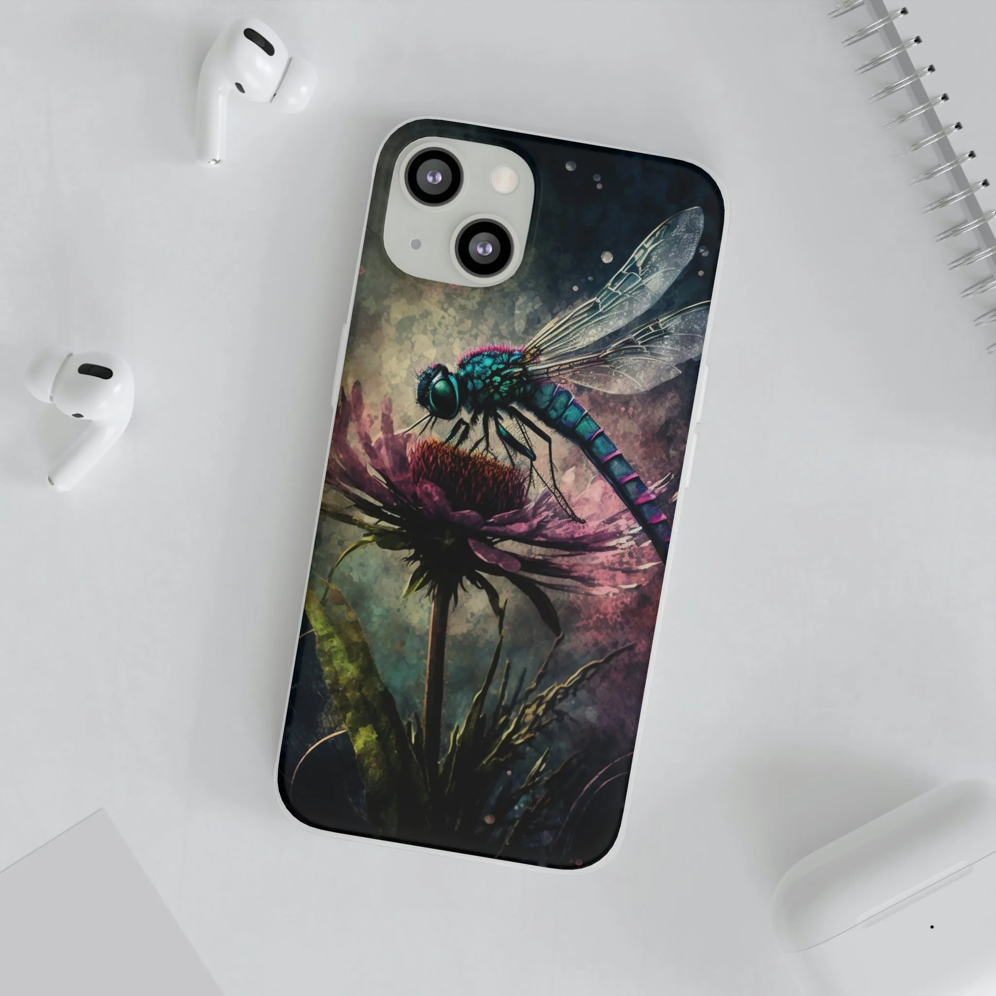 Grunge Dragonfly Phone Cases