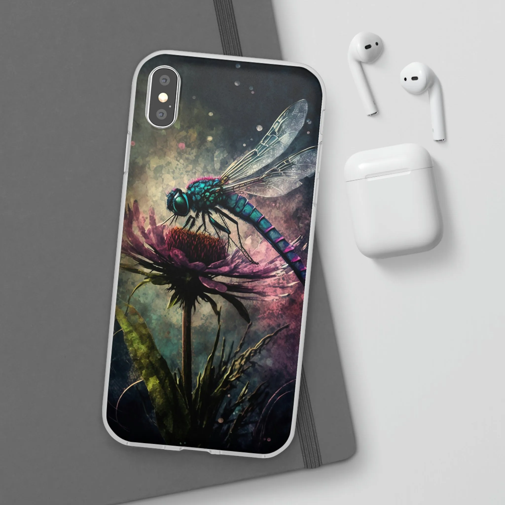 Grunge Dragonfly Phone Cases