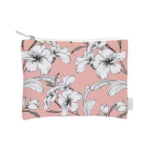 Hibiscus Branches Neoprene Zipper Tote