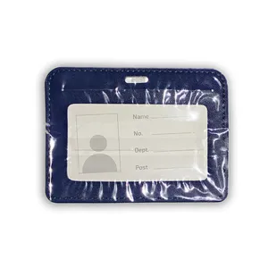 ID Card Holder (PULeather) Dark Blue