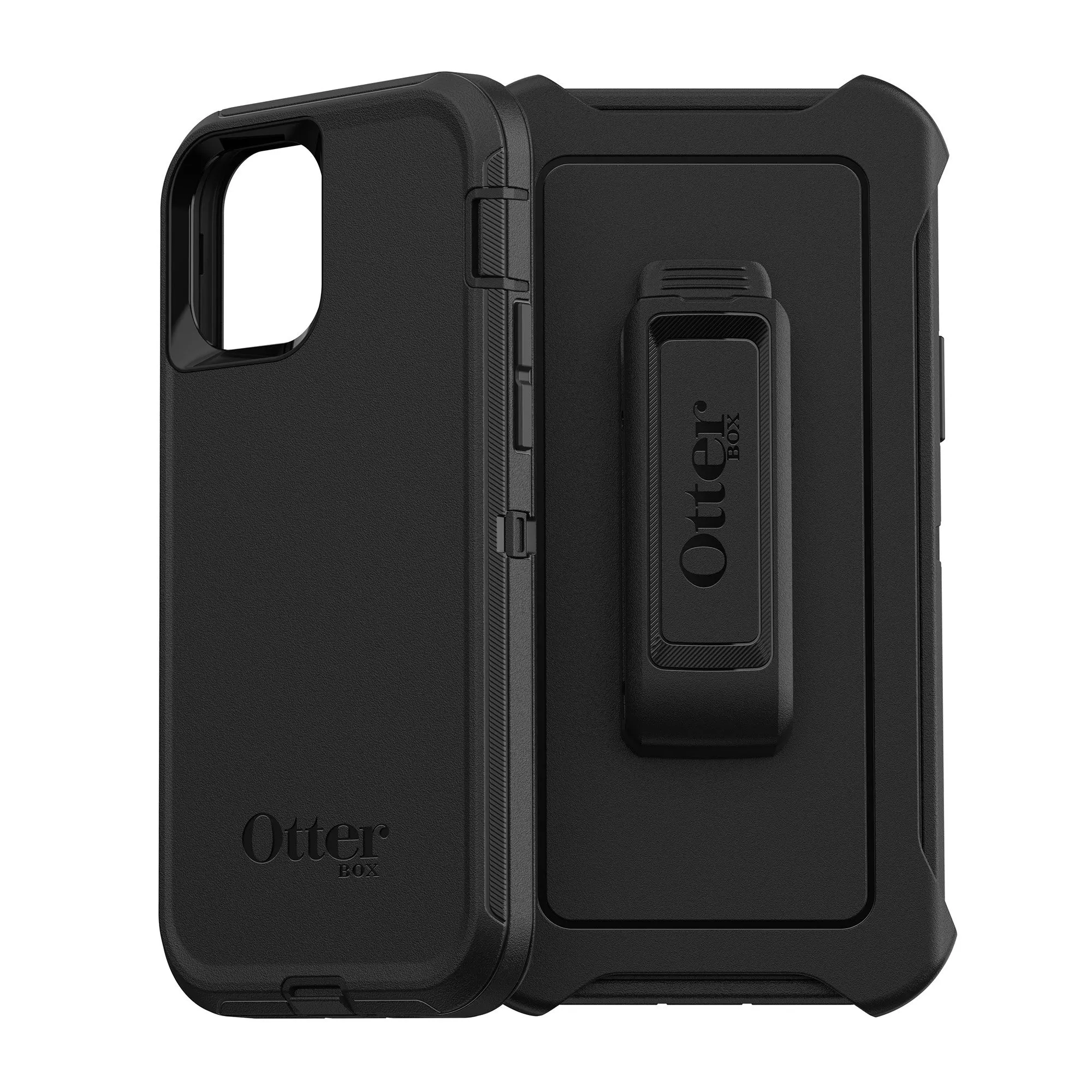 iPhone 12/12 Pro Otterbox Black Defender Series Case - 15-07807