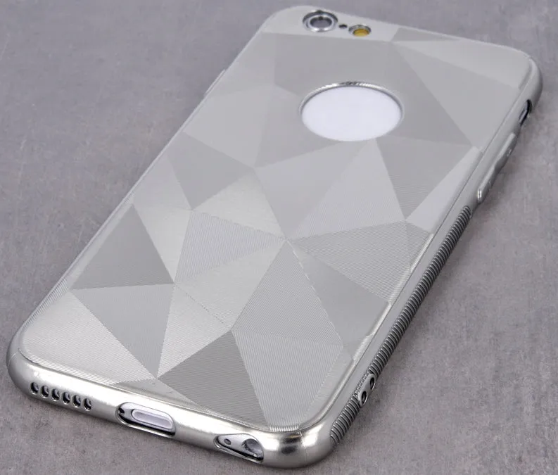 iPhone 6 / 6S Geometric Protective Cover - Silver