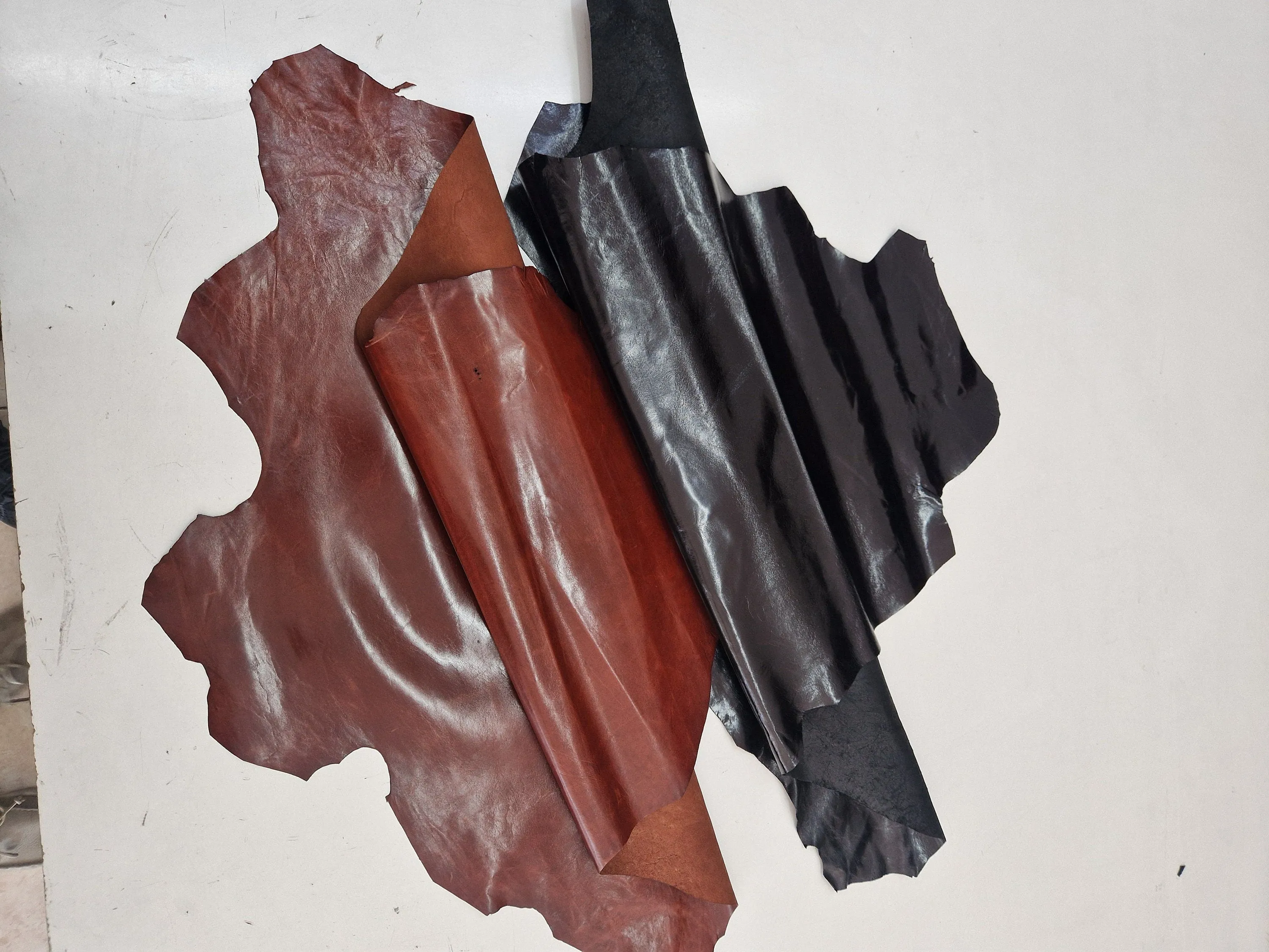 Kangaroo leather hide, real kangaroo skin veg tan leather for crafts, thickness 0,8-1,0mm