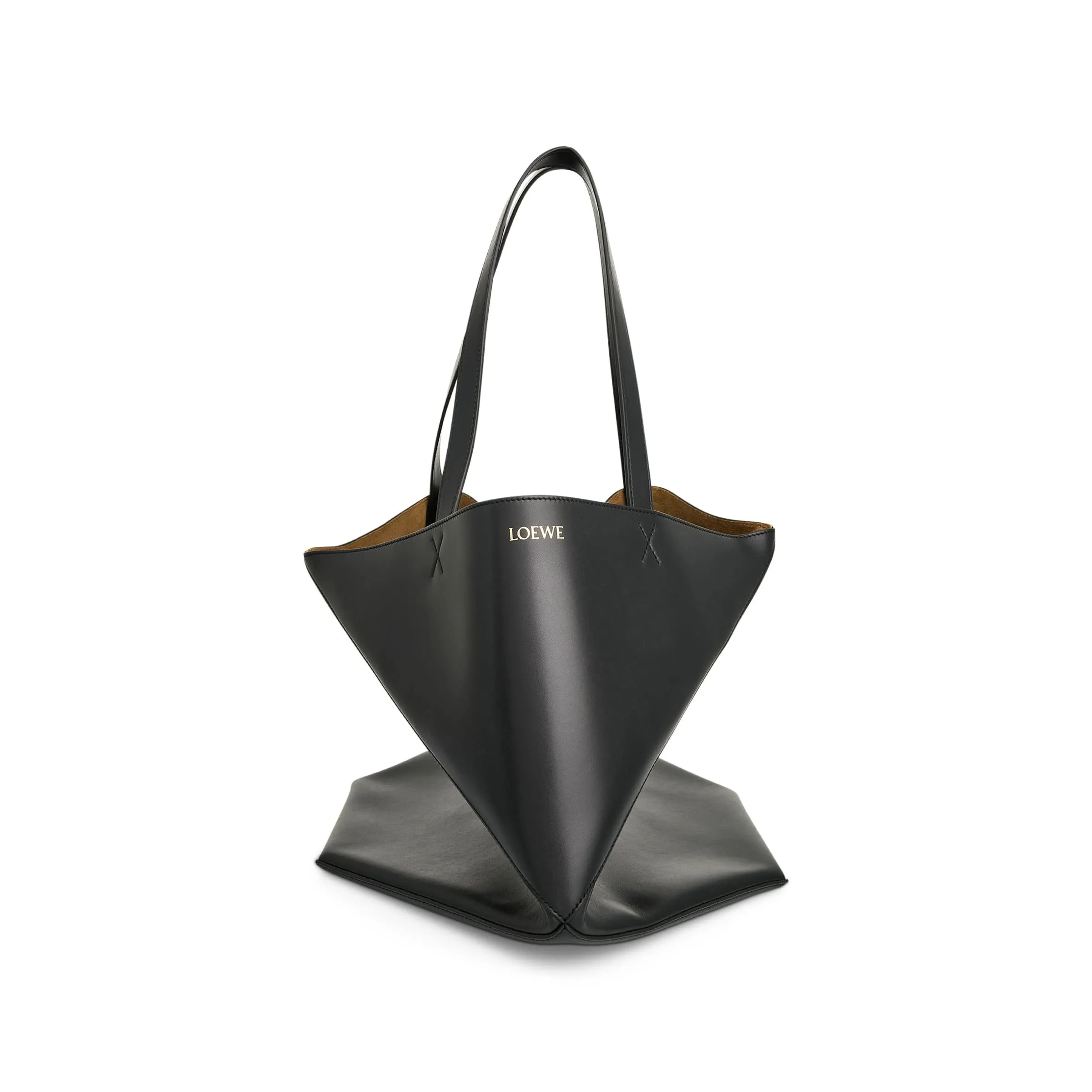 Large Fold Puzzle Tote Bag in Black