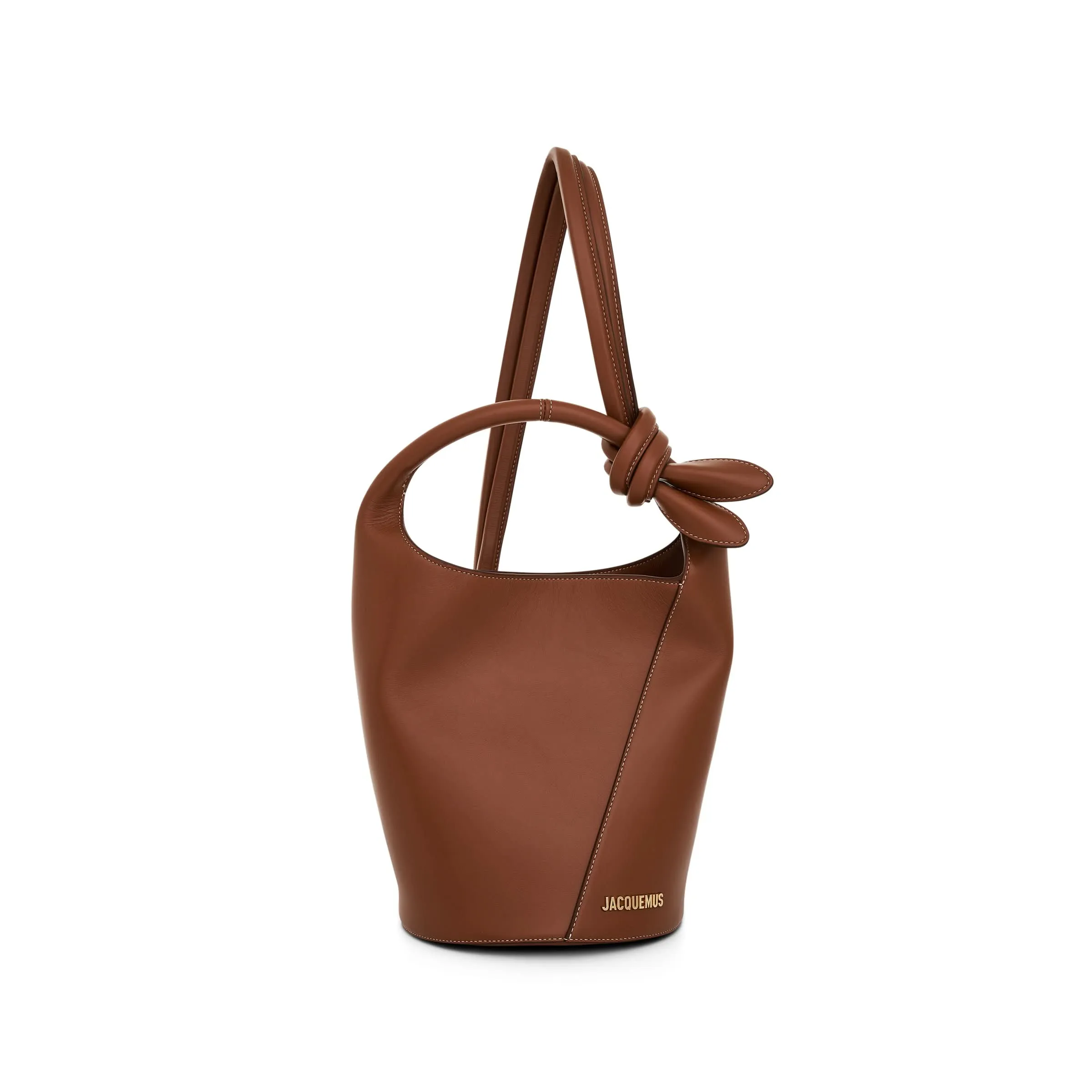 Le Petit Tourni Leather Bag in Light Brown 2