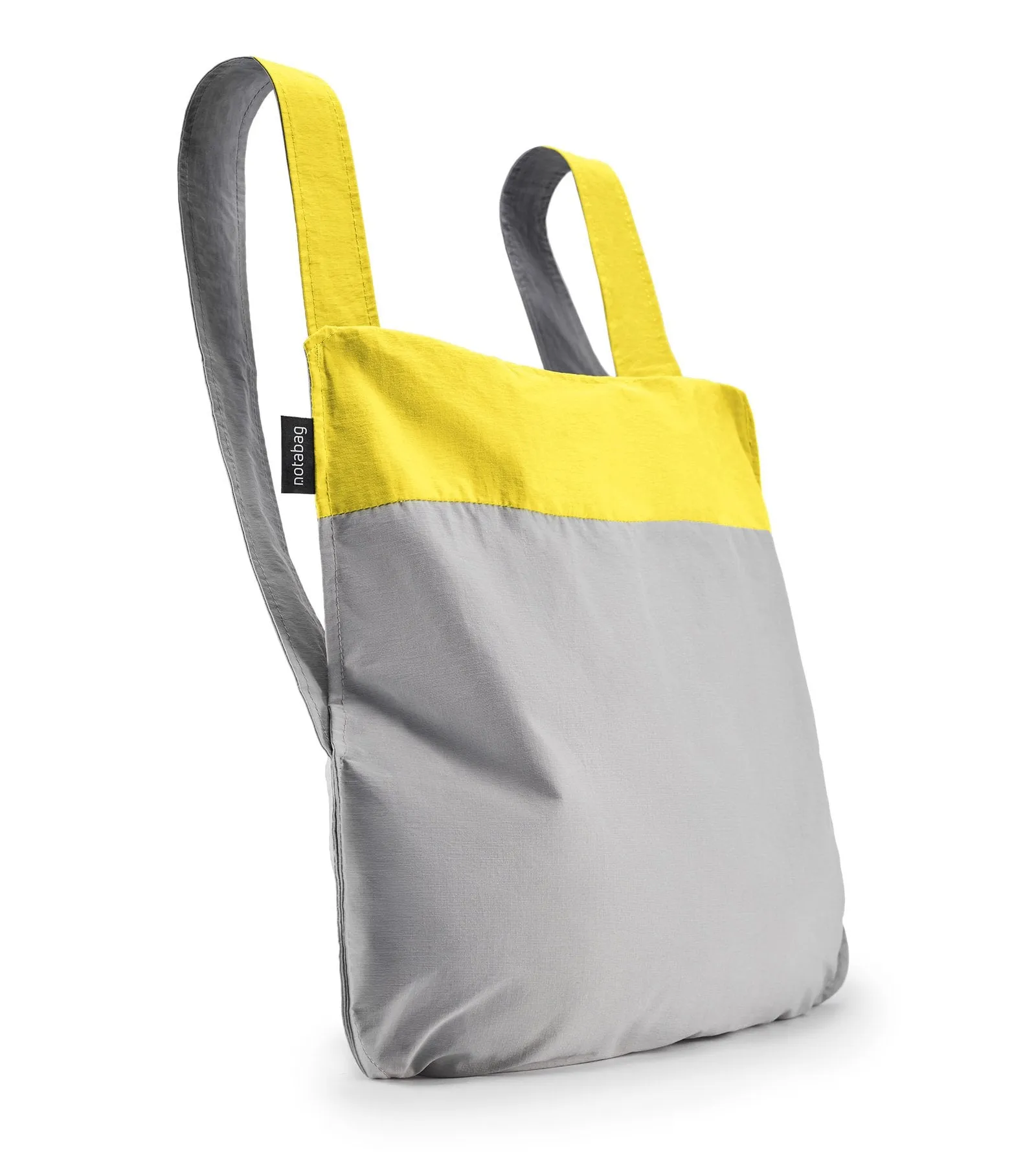 Notabag Convertible Tote Backpack – Yellow/Grey