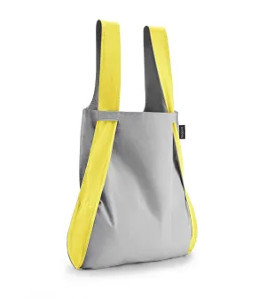 Notabag Convertible Tote Backpack – Yellow/Grey