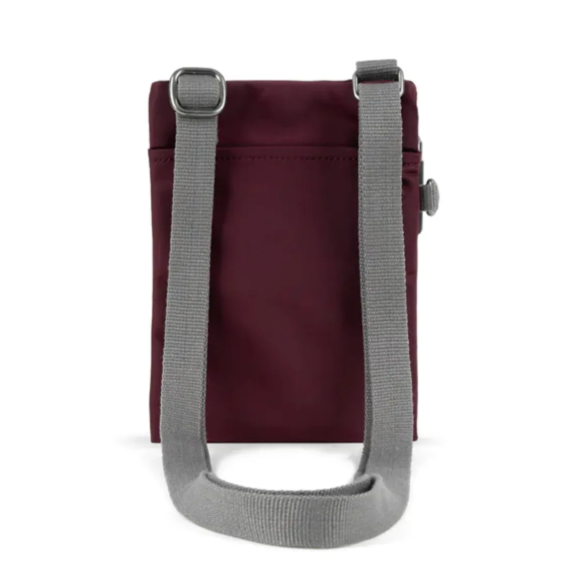 ORI Chelsea Recycled Nylon Crossbody Extra Pocket Bag – Plum