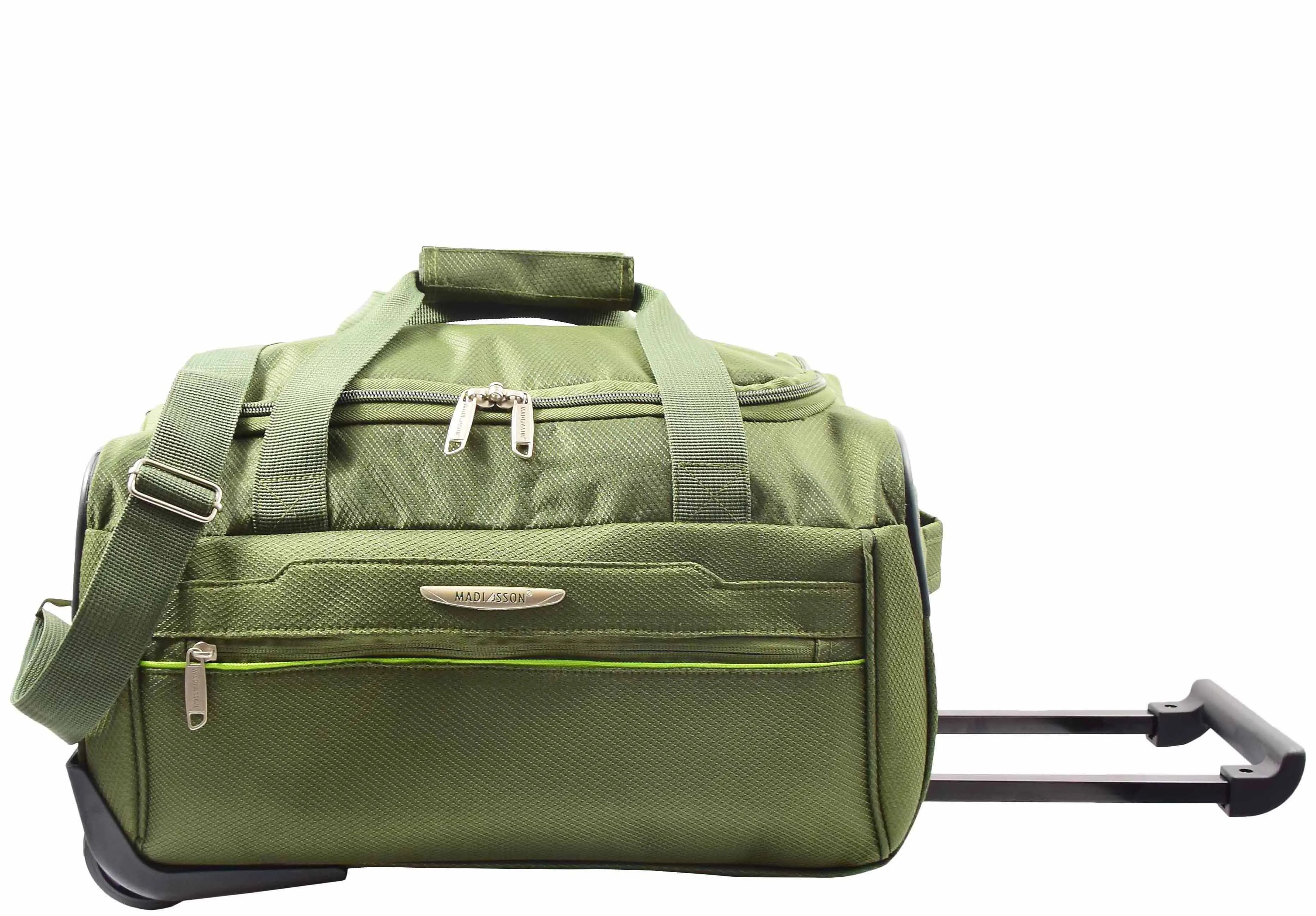 Overnight Wheeled Holdall Travel Bag A405 Khaki