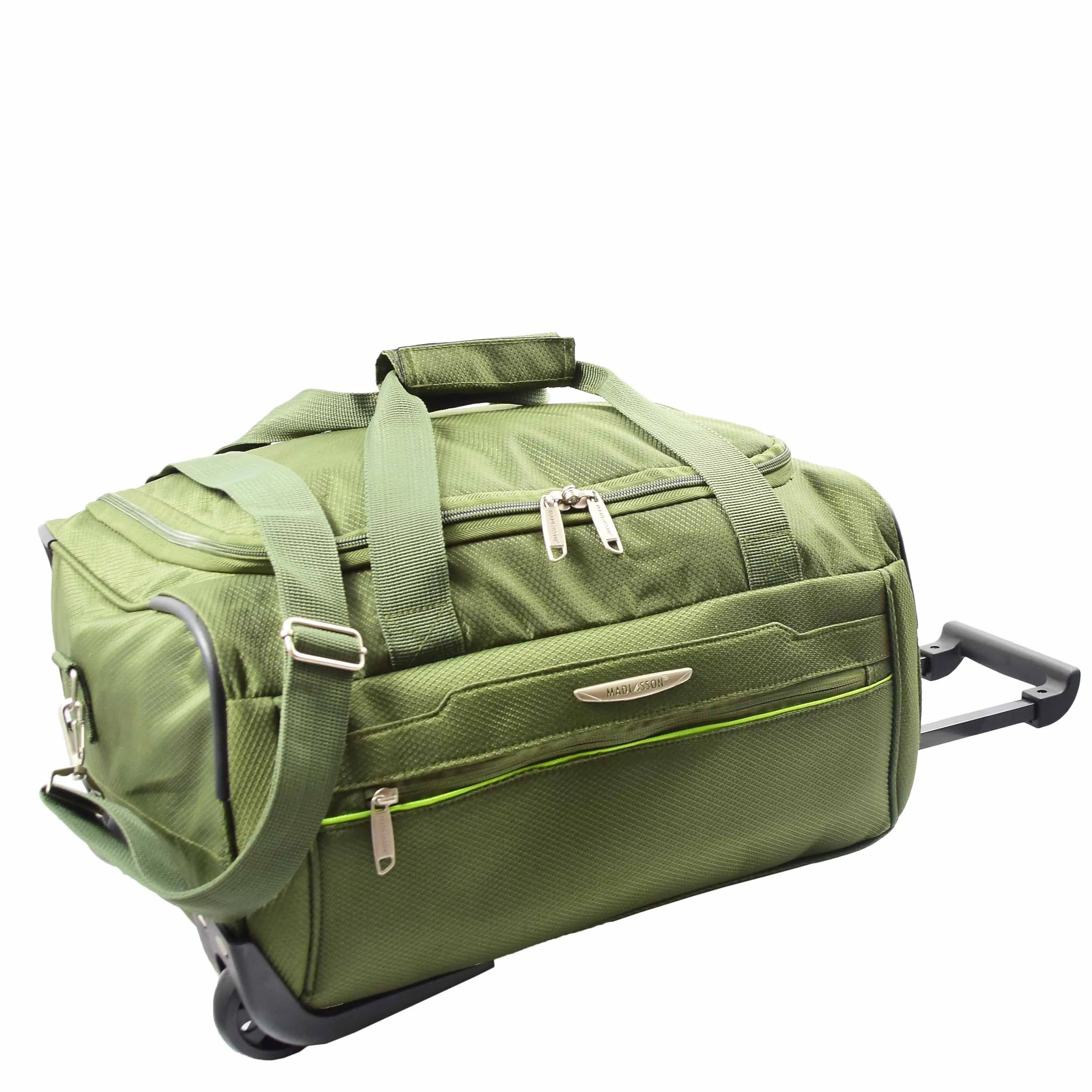 Overnight Wheeled Holdall Travel Bag A405 Khaki