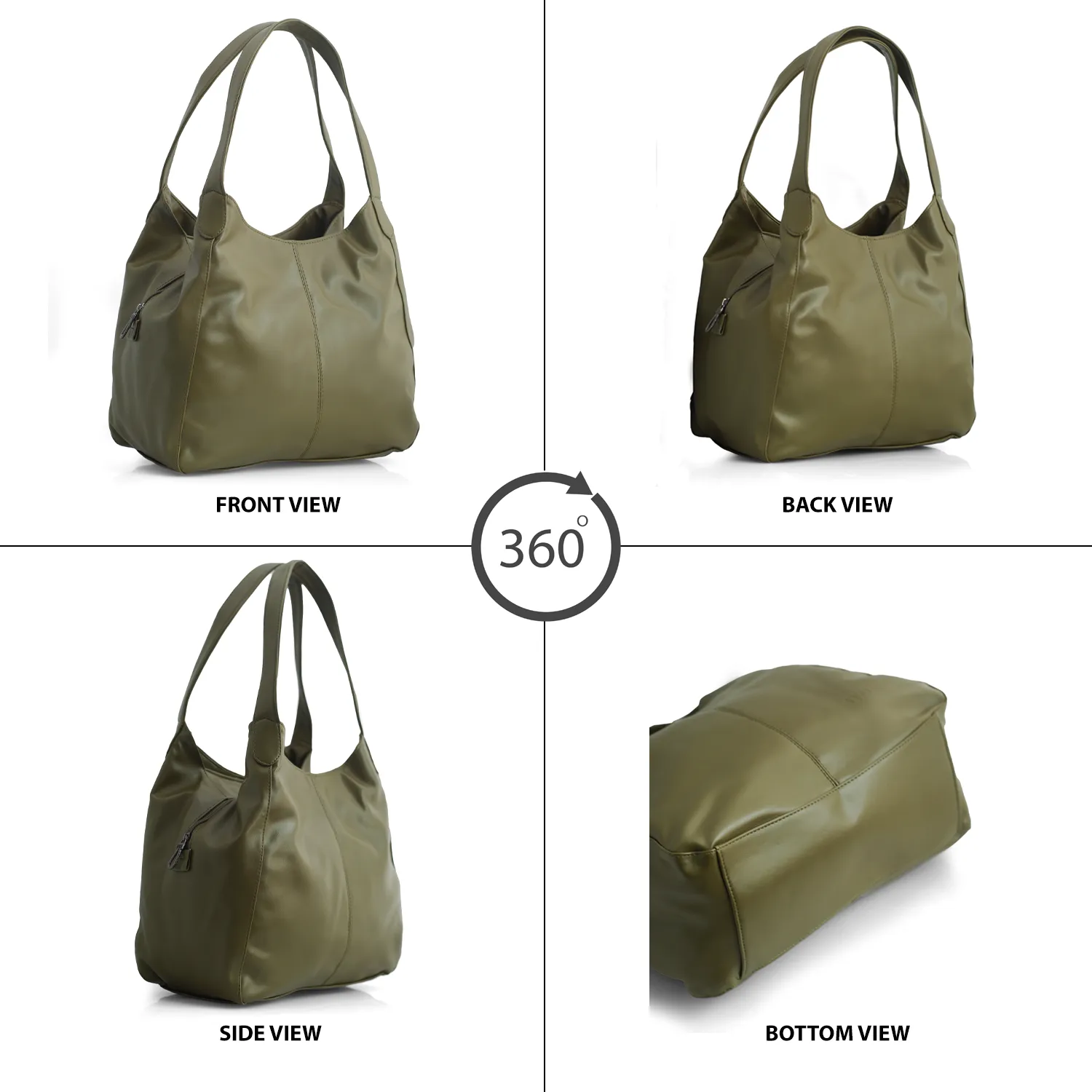 OZO Soft Premium PU Leather Ladies Spacious Tote Bag | Bucket Bags