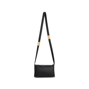 Prisma Small Leather Bag in Black