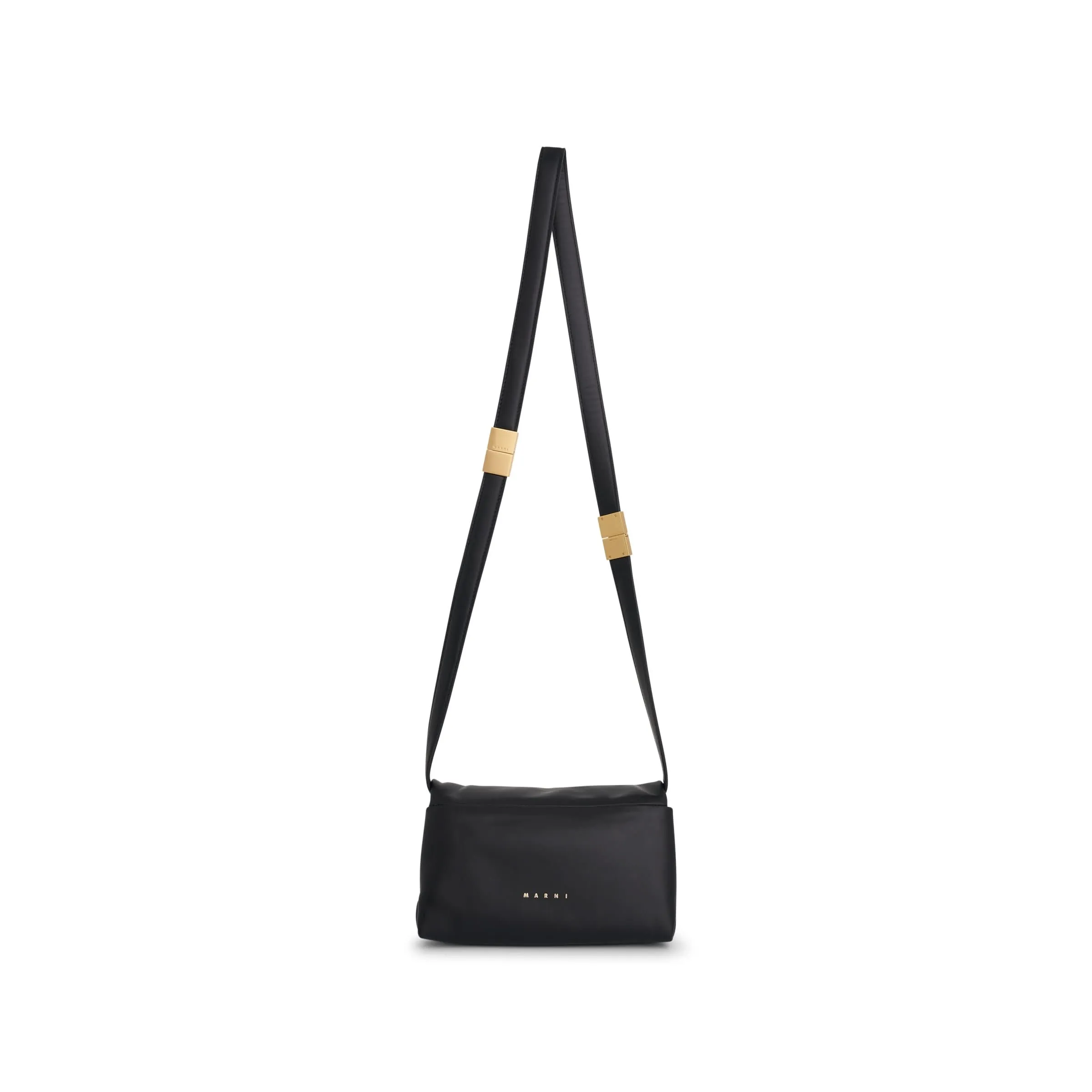 Prisma Small Leather Bag in Black