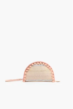 Rose Gold Taco Wristlet Bag