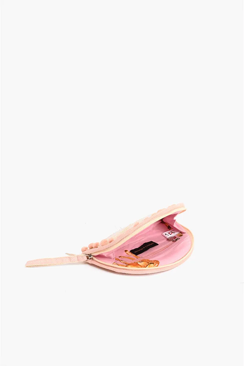 Rose Gold Taco Wristlet Bag