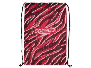 Speedo Printed Equipment Mesh Bag (Red/Black)