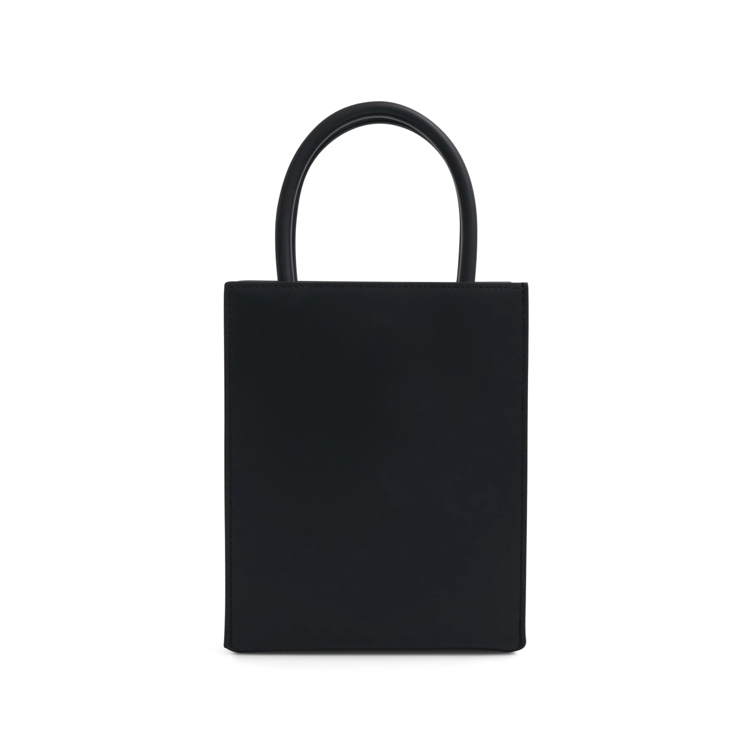 Standard A5 Tote Bag in Sleek Calfskin in Black