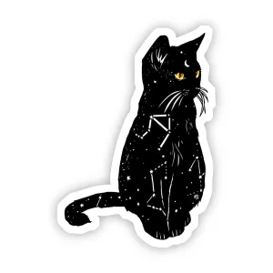 Sticker - Black Cat Constellation