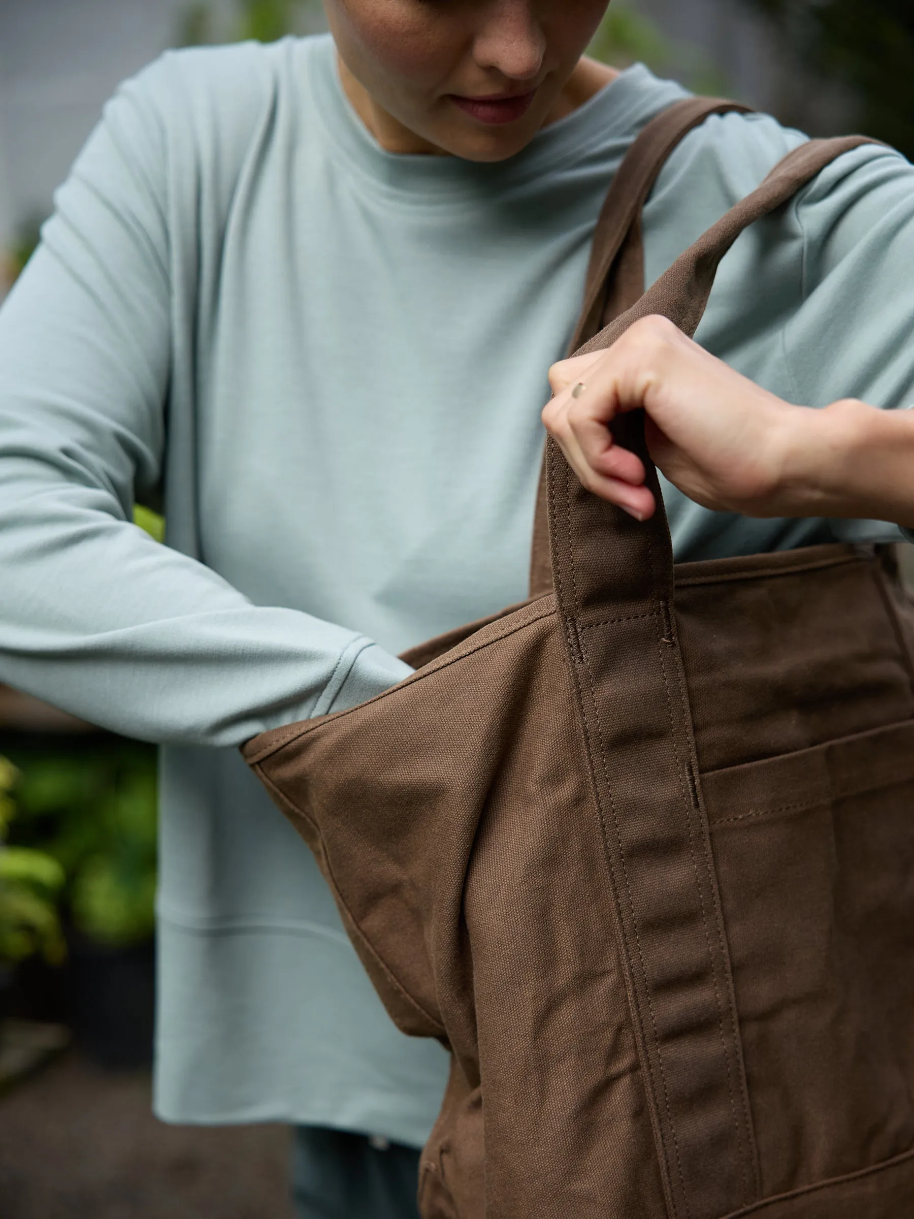 Waxed Canvas Tote