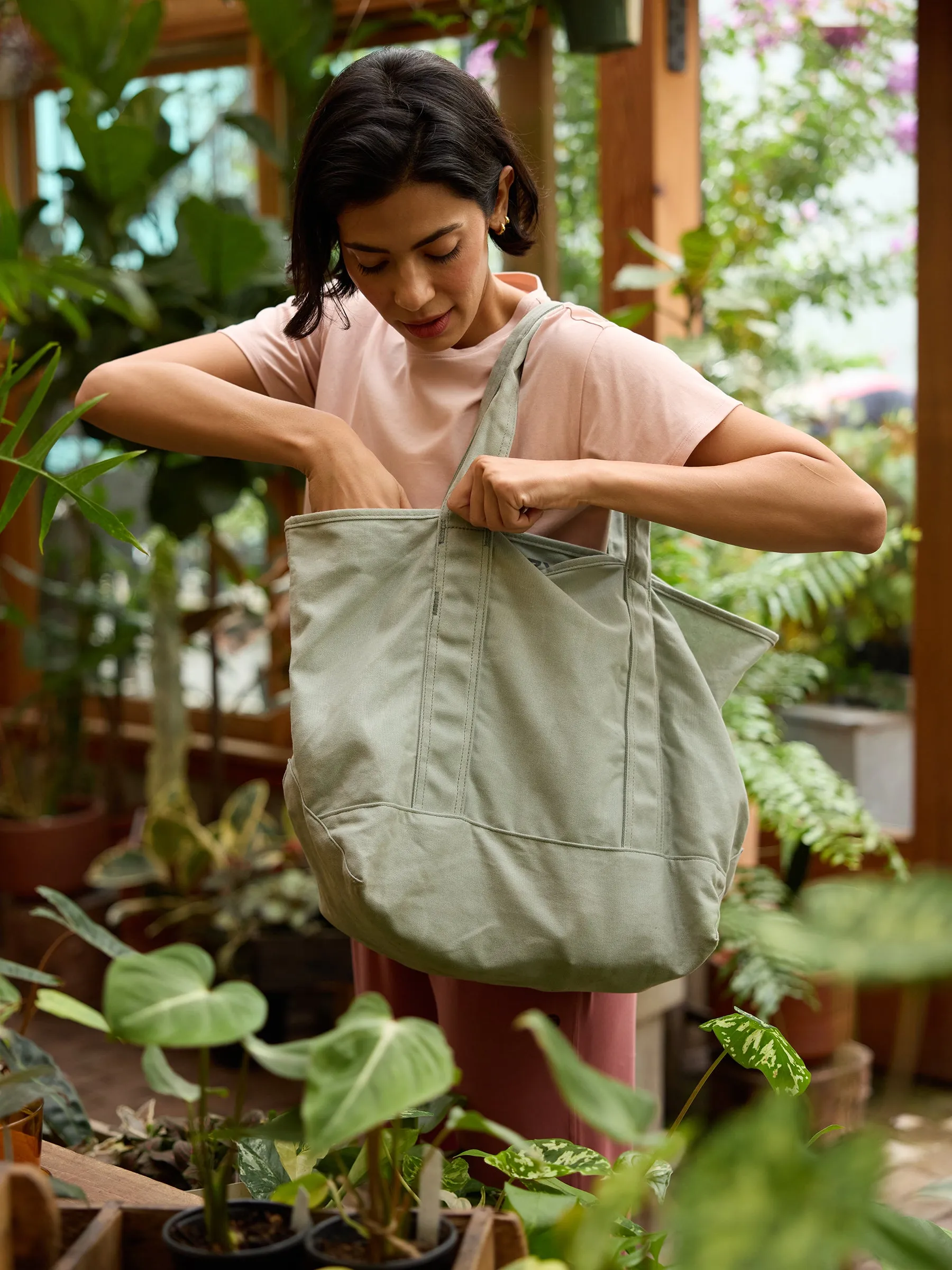 Waxed Canvas Tote