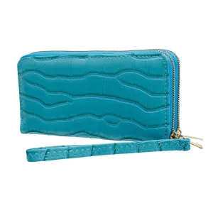 Women's Aqua Wristlet Wallet: Stay Organized Everyday in Style